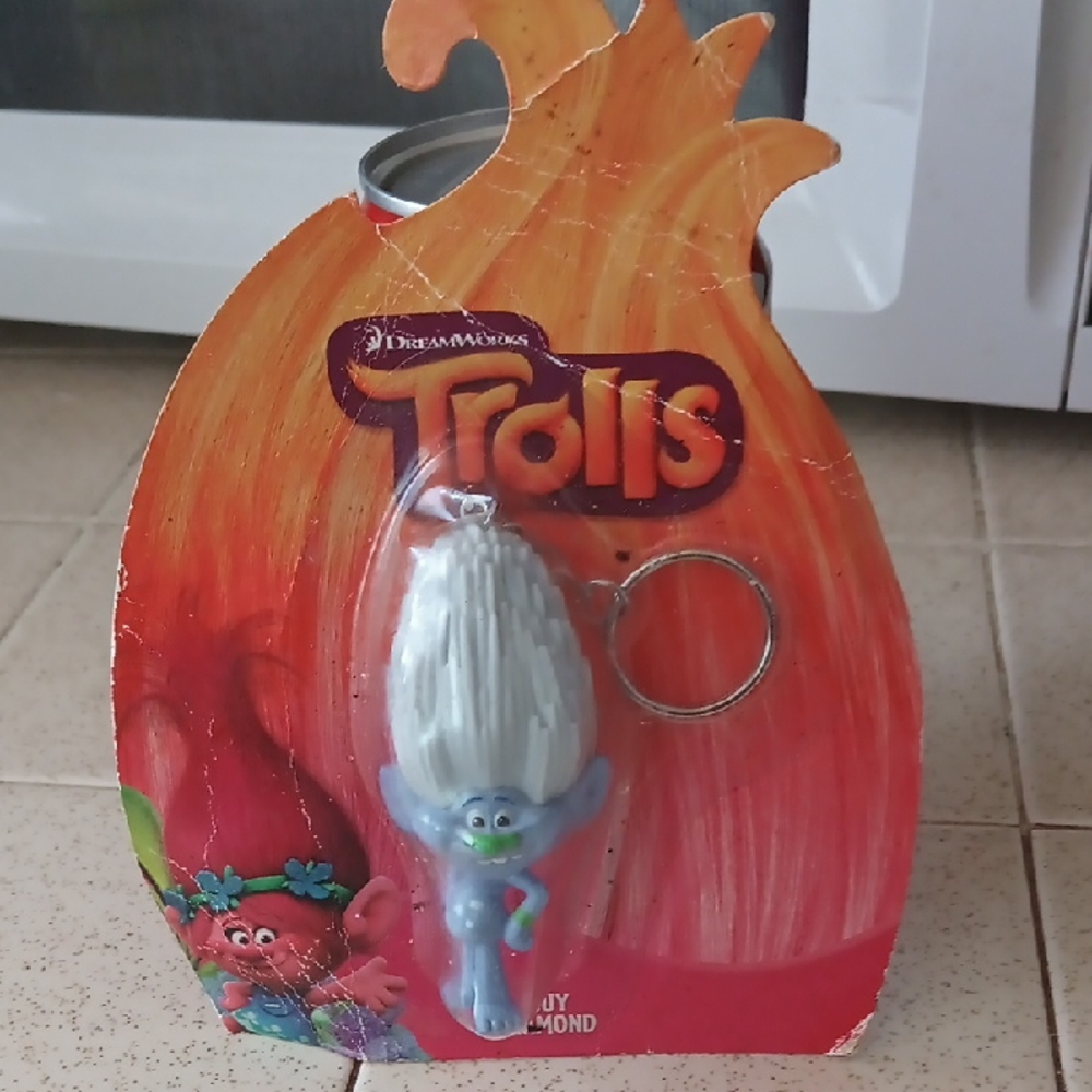 Trolls Guy Diamond Key Chain